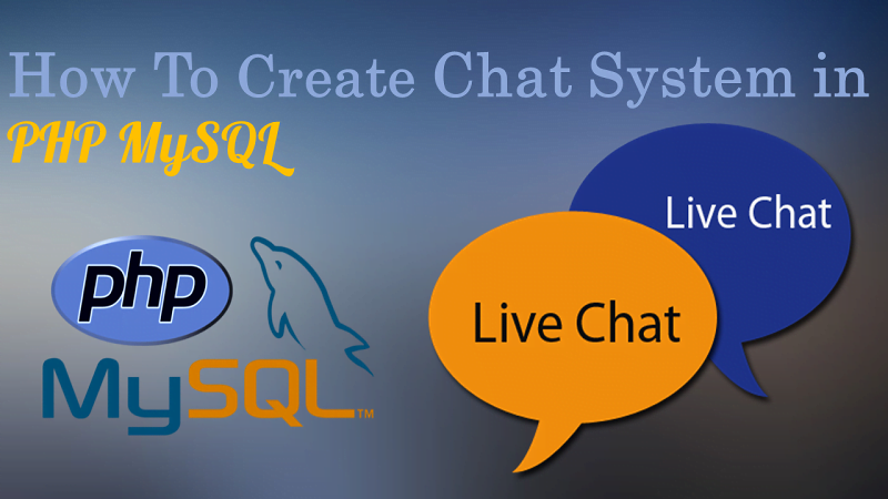 How to create chat system in PHP using Ajax