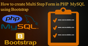 Multi Step Form in PHP MySQL