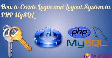 Login and Logout System in PHP MySQL