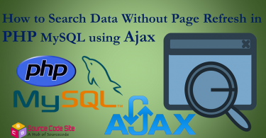 search without refresh in PHP MySQL using Ajax