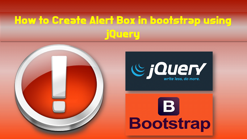 alert box in bootstrap