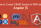CRUD System in PHP using Angular JS