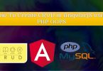 How To Create CRUD in AngularJS using PHP OOPS