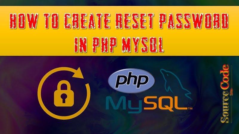 How to create Reset Password in PHP MySQL