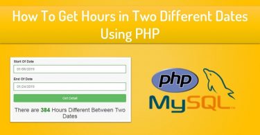 How To Get Hours in Two Different Dates using PHP