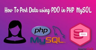 How To Post Data using PDO in PHP/MySQL